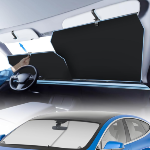 Four-Piece Front and Rear Window Heat Shield Set