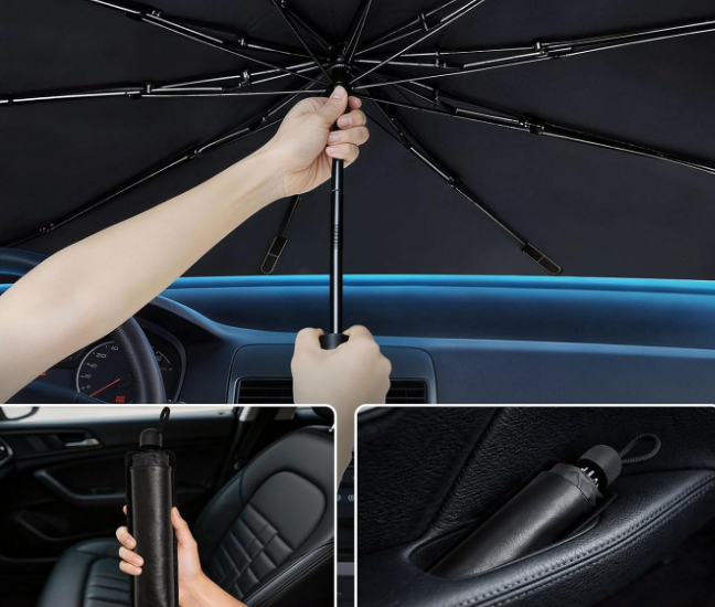 Universal Sun Visor Extension Panels for Glare Reduction 2 Pack - Image 2