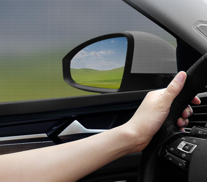 Compact Folding Windshield Sunshade Umbrella