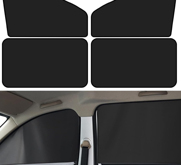 Stretch-Fit Mesh Window Socks for Cars and SUVs 2 Pack - Image 2